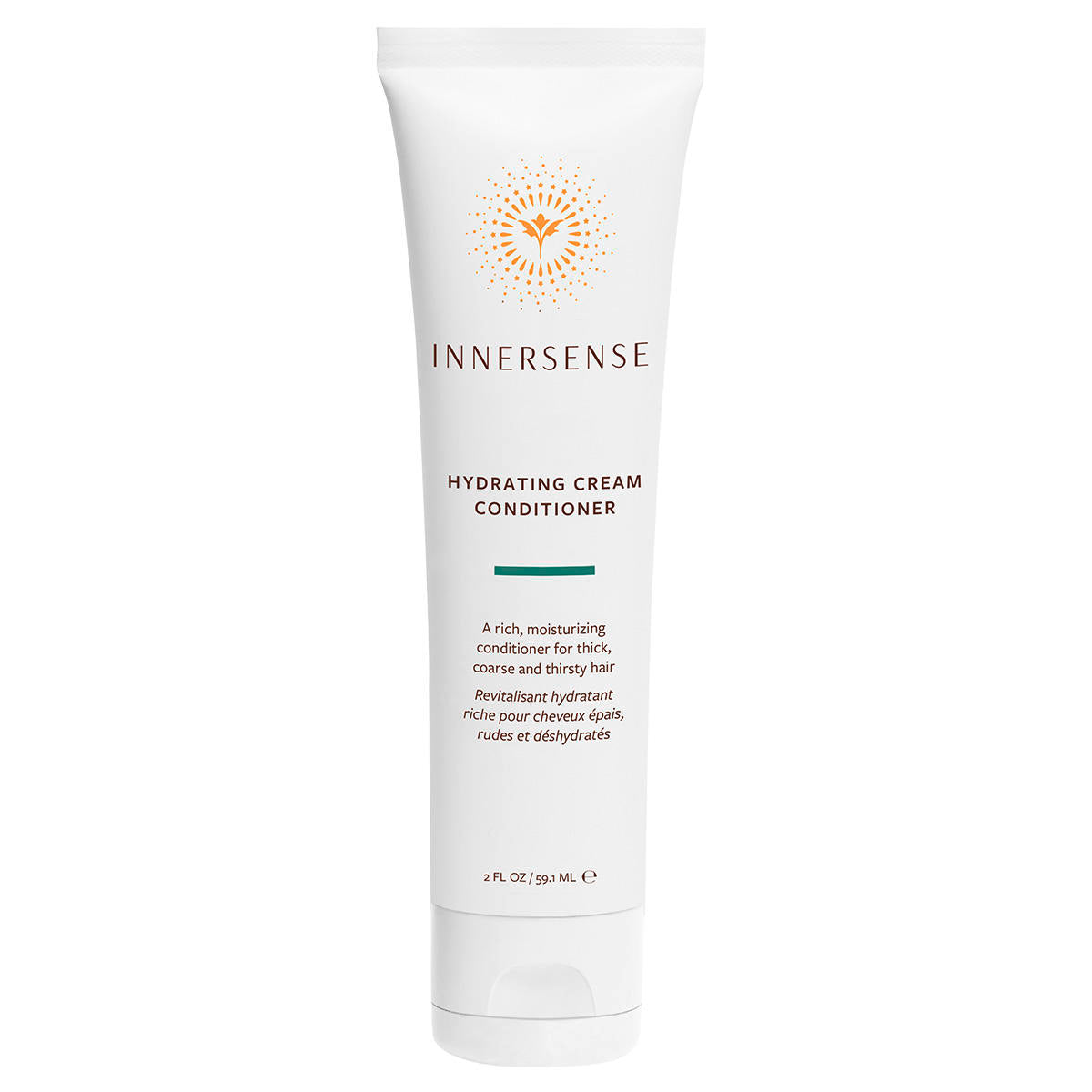 Innersense - Hydrating Cream Conditioner in een compacte tube van 59 ml, geschikt voor reizen. Hydraterende conditioner voor dik, dorstig en gekleurd haar.
