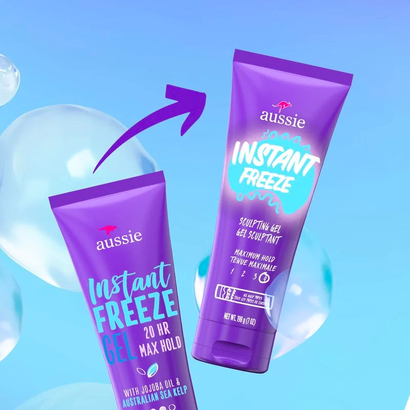 Aussie Instant Freeze Gel - 200ml Styling gel Aussie