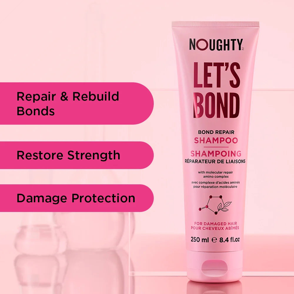 Noughty Bond Repair - Let's Bond Shampoo - 250ml Conditioner Noughty