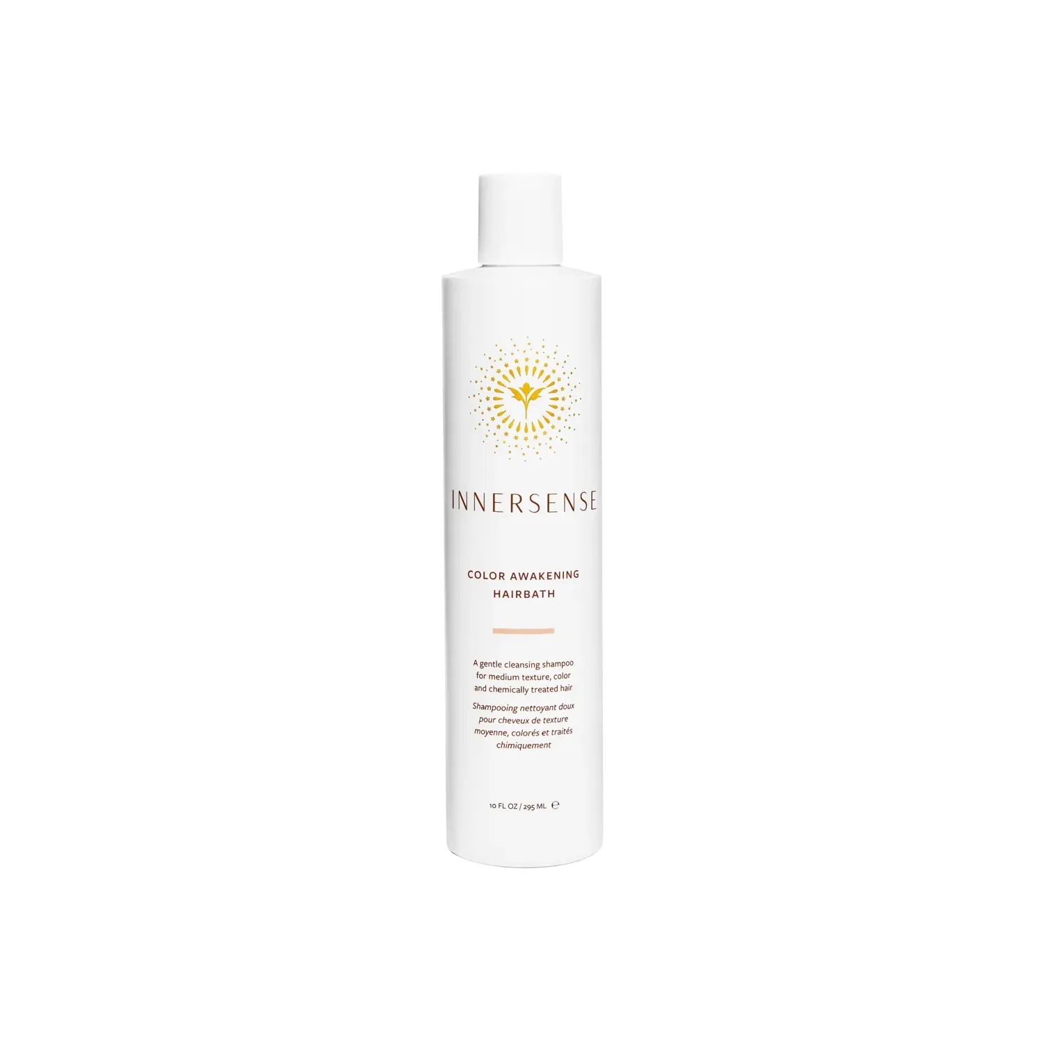 Innersense - Color Awakening Hairbath shampoo in witte fles van 295 ml, natuurlijke en vegan haarverzorging voor gekleurd haar.
