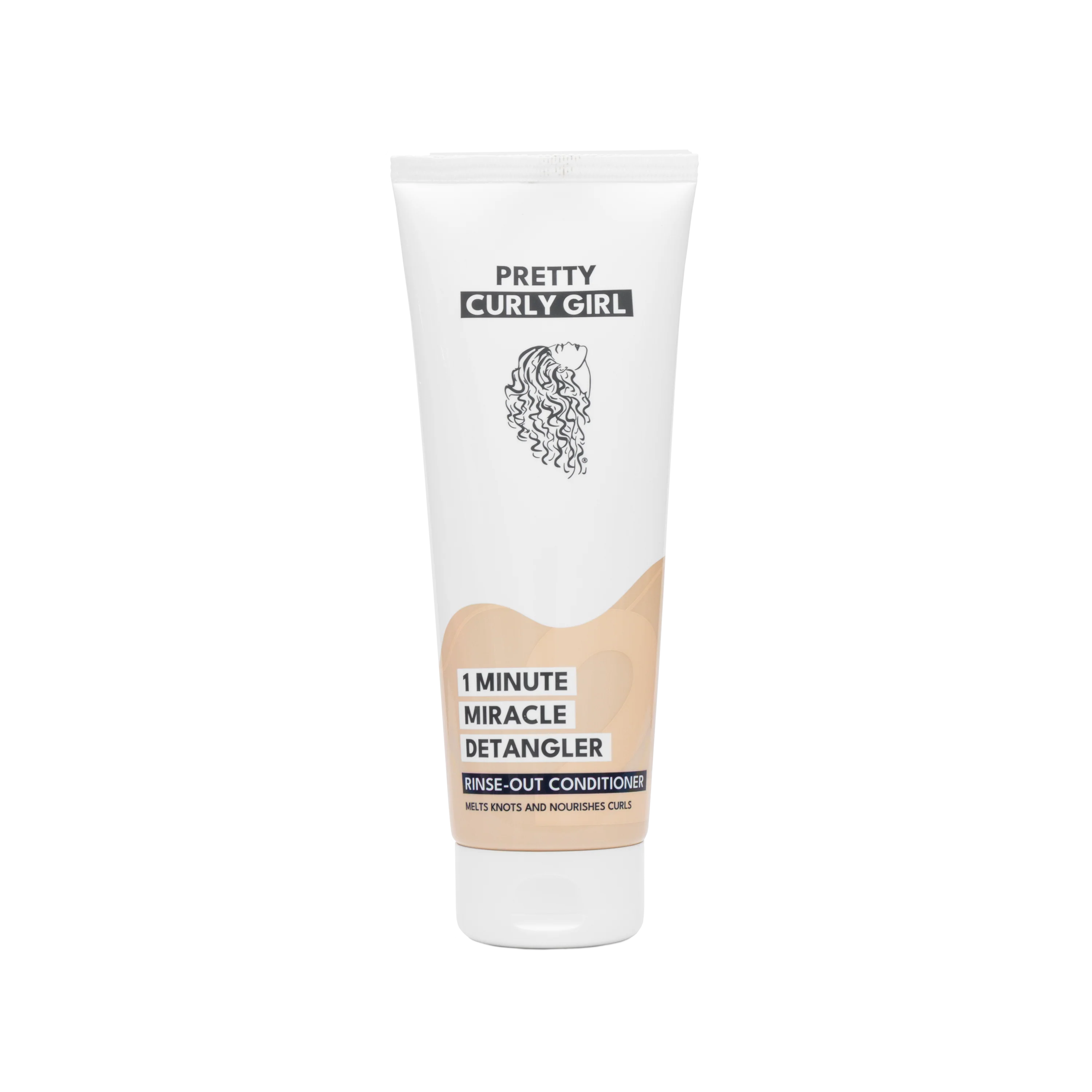 Pretty Curly Girl 1 Minute Miracle Detangler 250ml conditioner zonder proteïne voor krullend haar, ideaal tegen klitten en knopen.