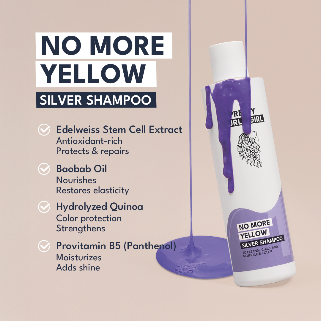 Pretty Curly Girl Silvershampoo Shampoo - 250ml Shampoo Pretty Curly Girl