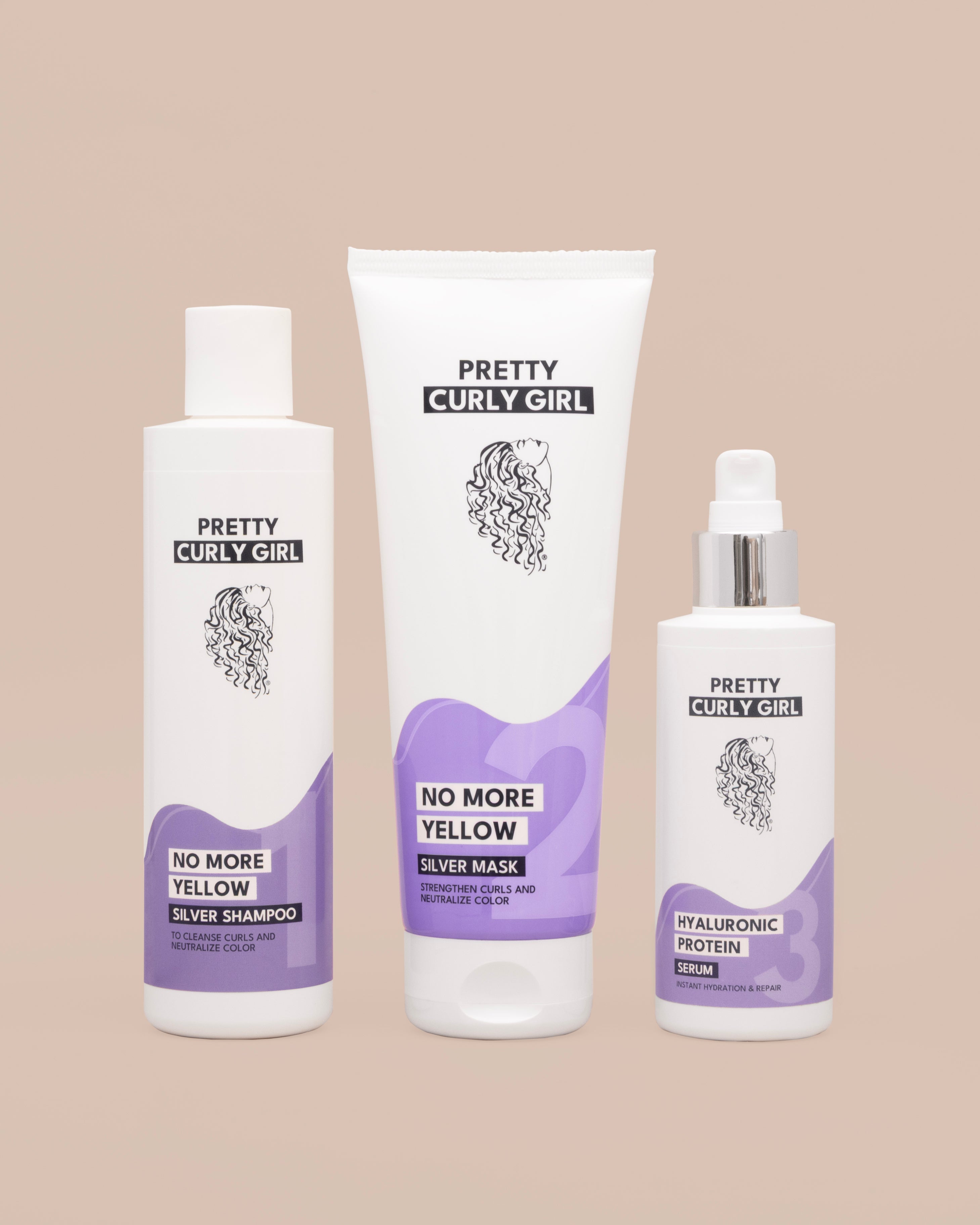 Pretty Curly Girl Silvershampoo Shampoo - 250ml Shampoo Pretty Curly Girl
