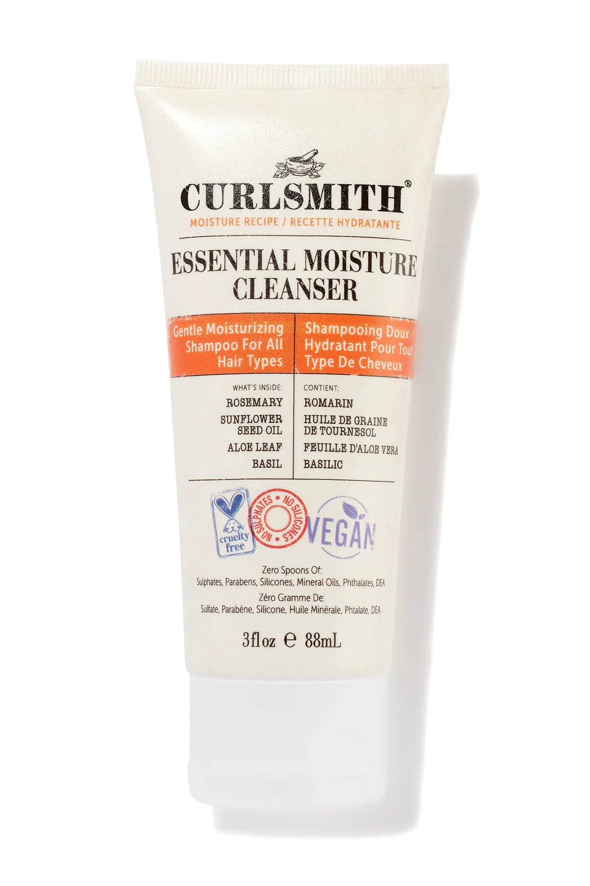Curlsmith Essential Moisture Cleanser Travel Size Clarifying shampoo Curlsmith