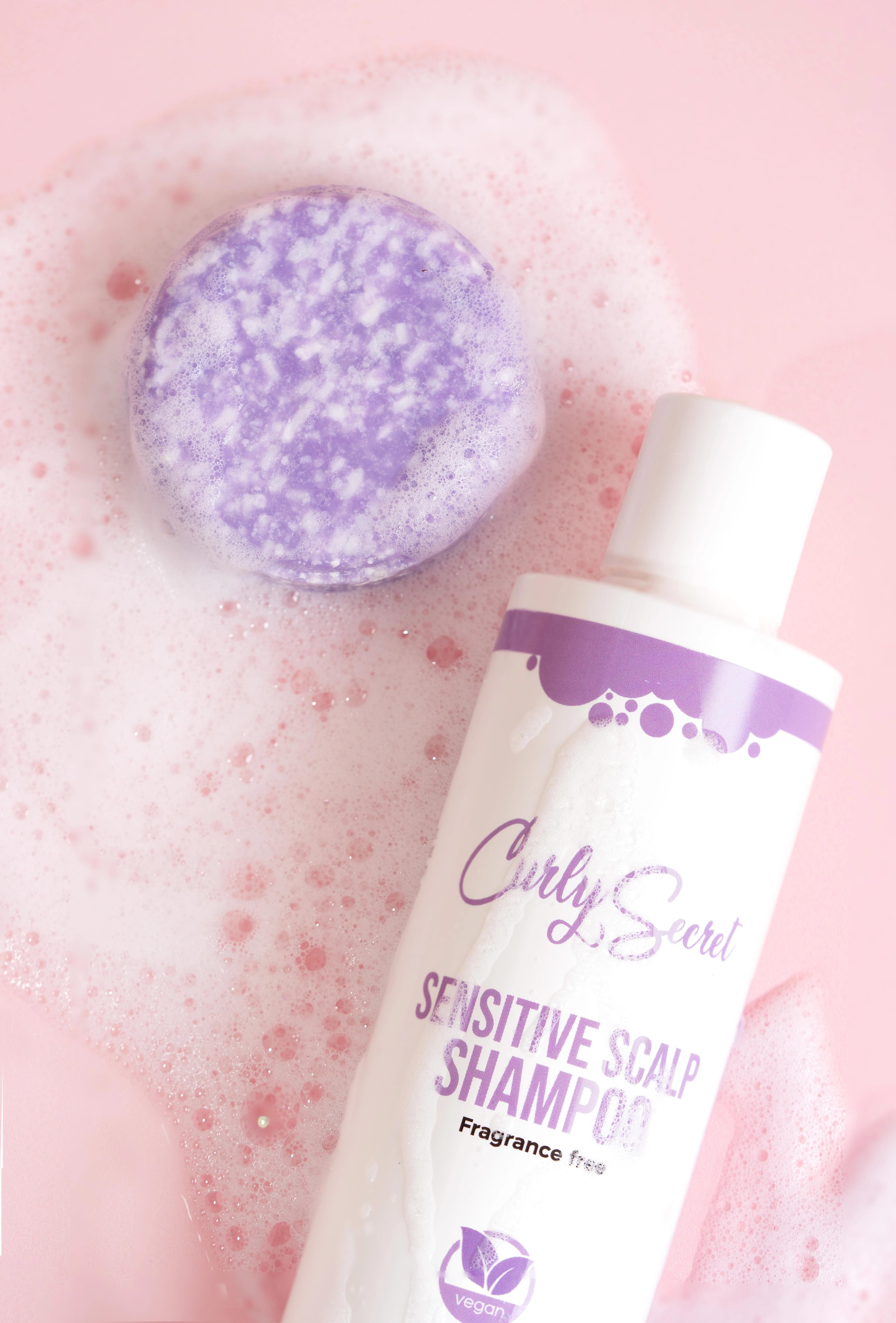 Curly Secret Sensitive Scalp Shampoo - Fragrance Free Shampoo Curly Secret