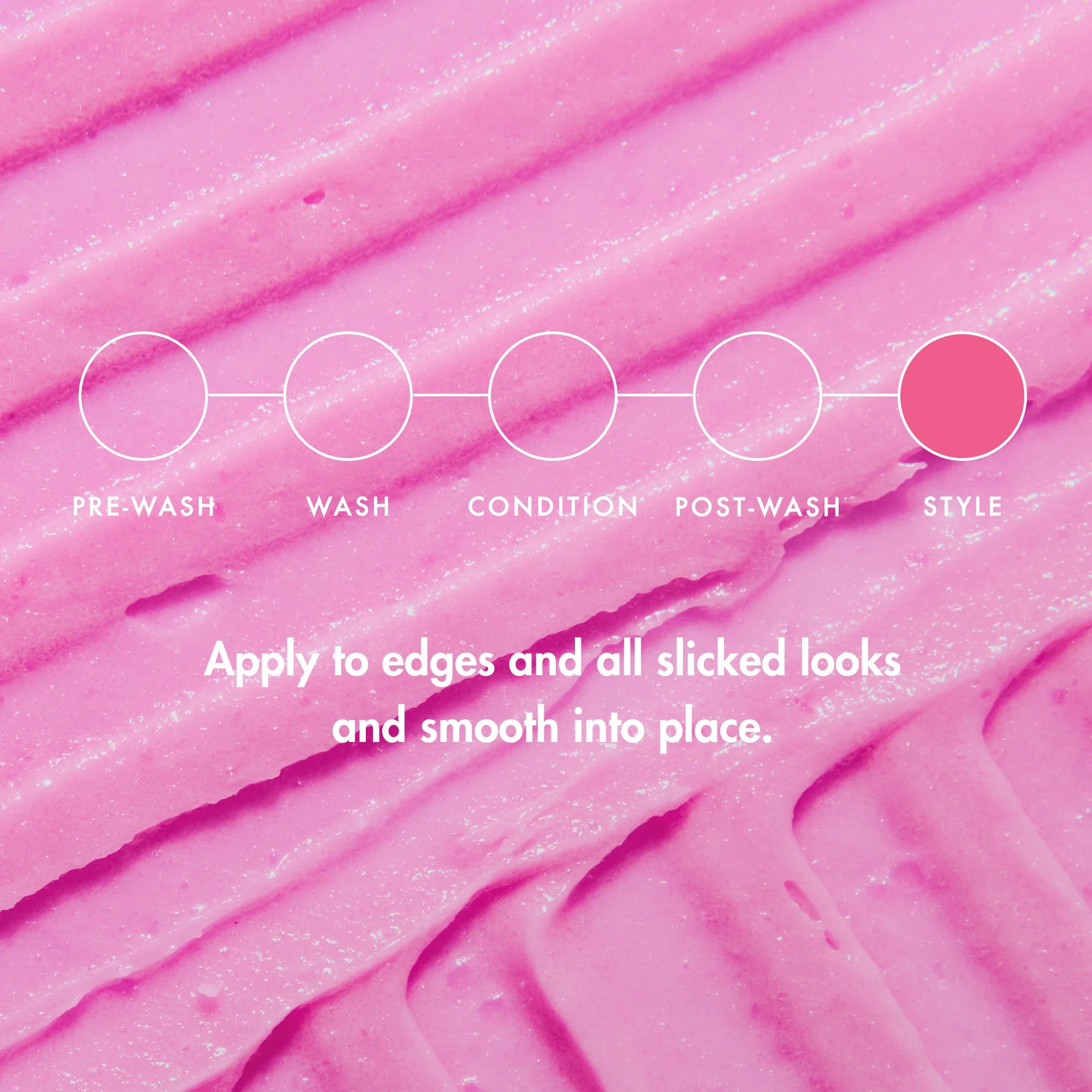 Stylingproces met Umberto Giannini Haarwax Stick, perfect voor edges en slicked looks. Laat geen resten achter en is CG-vriendelijk.