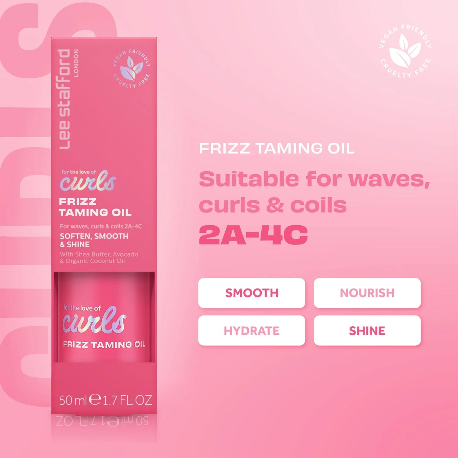 Lee Stafford For The Love of Curls Frizz Taming Oil Olie Lee Stafford