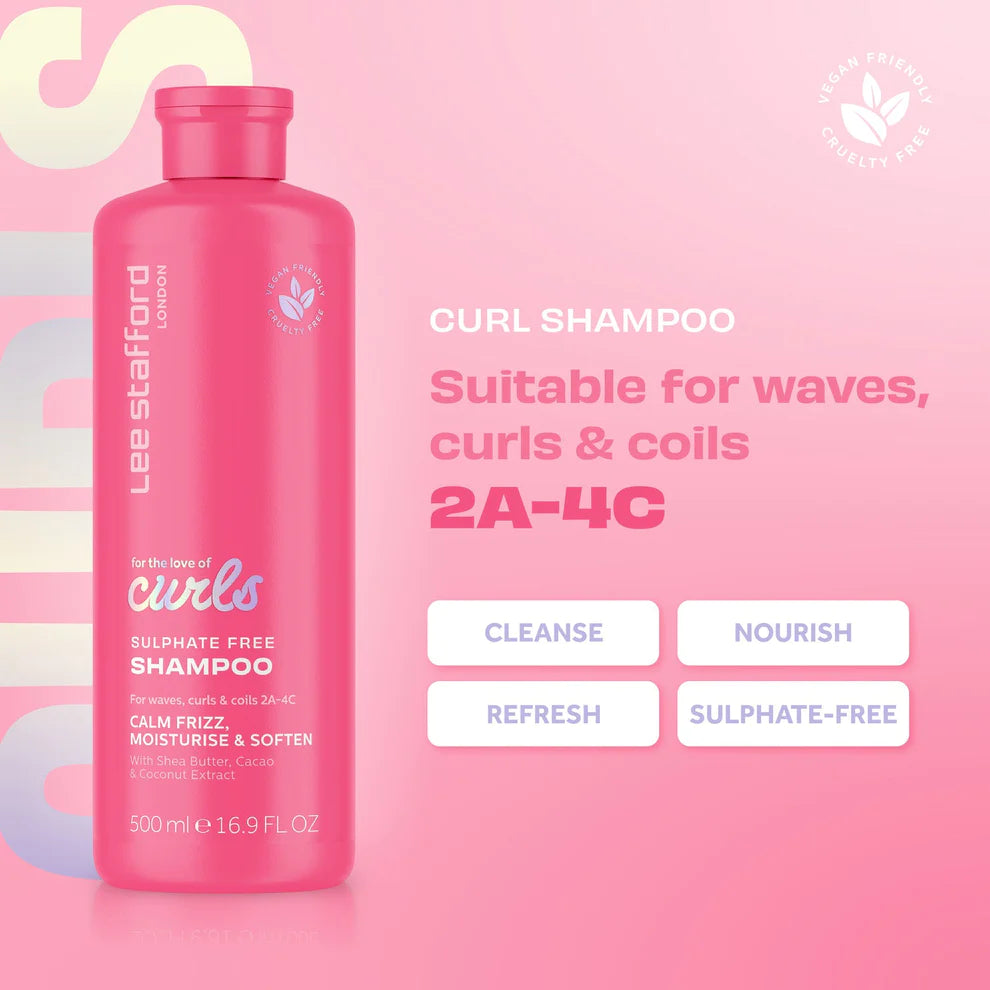 Lee Stafford For The Love Of Curls Shampoo, 500 ml Shampoo Lee Stafford