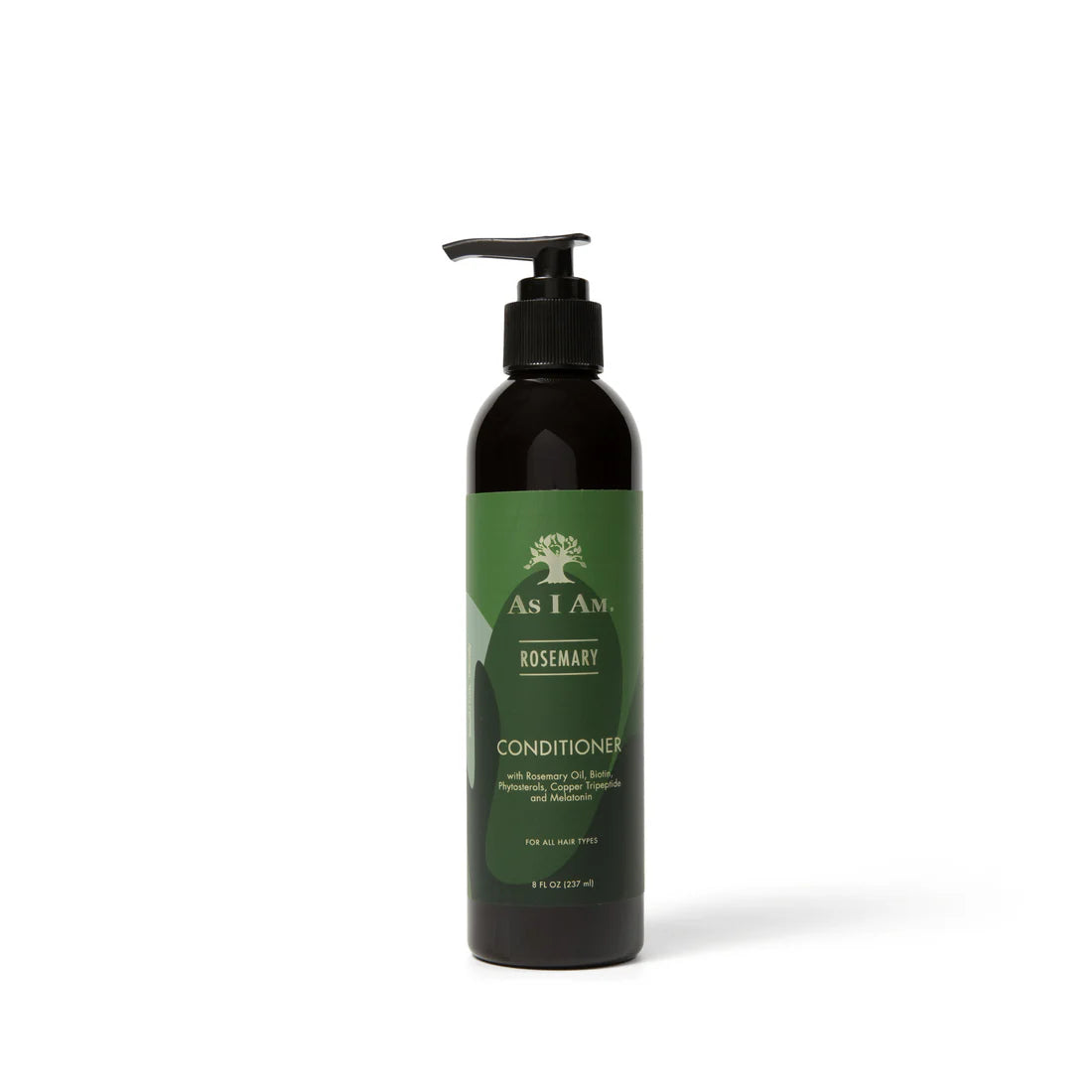 Rosemary Conditioner - As I Am - 237ml met pompflacon, ideaal voor CG-methode en geschikt voor alle haartypes. Verzorgt en hydrateert intensief.