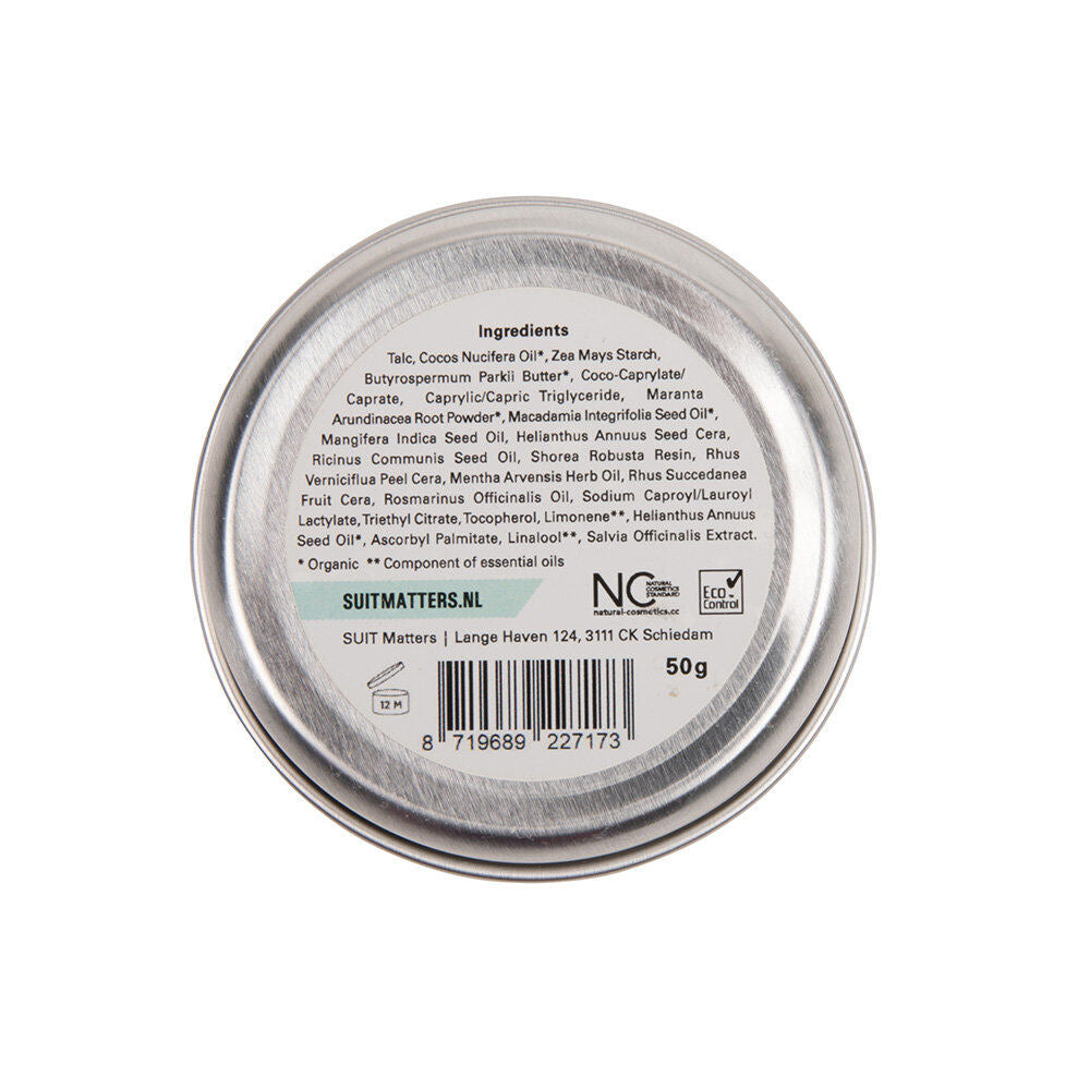 Crème Deodorant 50ml | SUIT Matters | 5 geuren