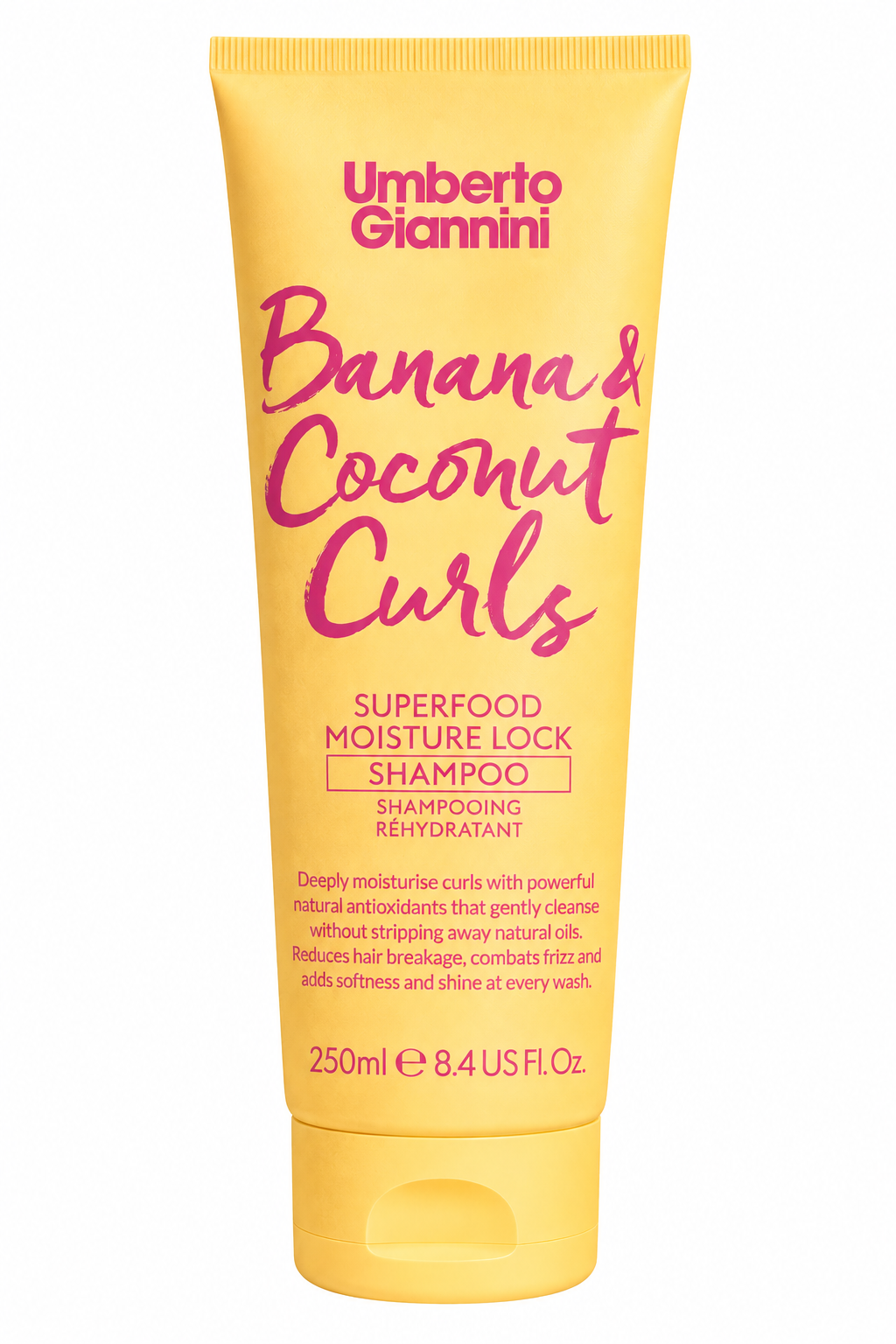 Umberto Giannini Banana & Coconut Curls Superfood Moisture Lock Shampoo