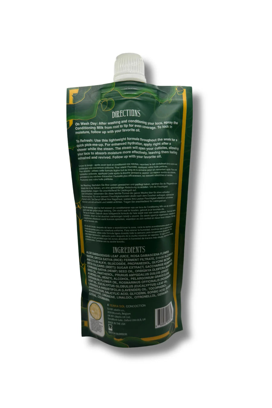 TerraSol Conditioning Milk - Ecoslay 236ml Leave-in Conditioner Ecoslay