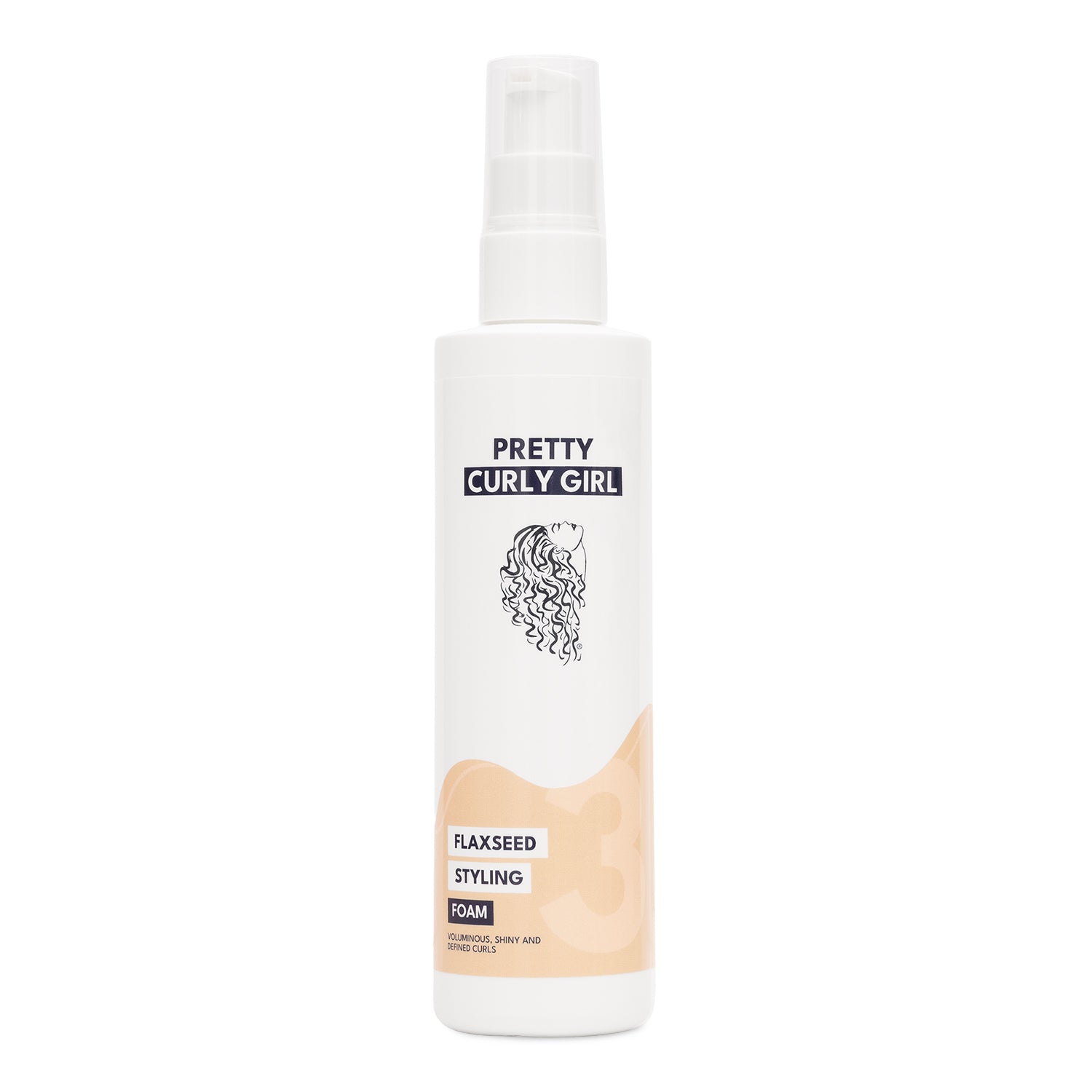 Pretty Curly Girl Leinsamen Styling Schaum - 250 ml