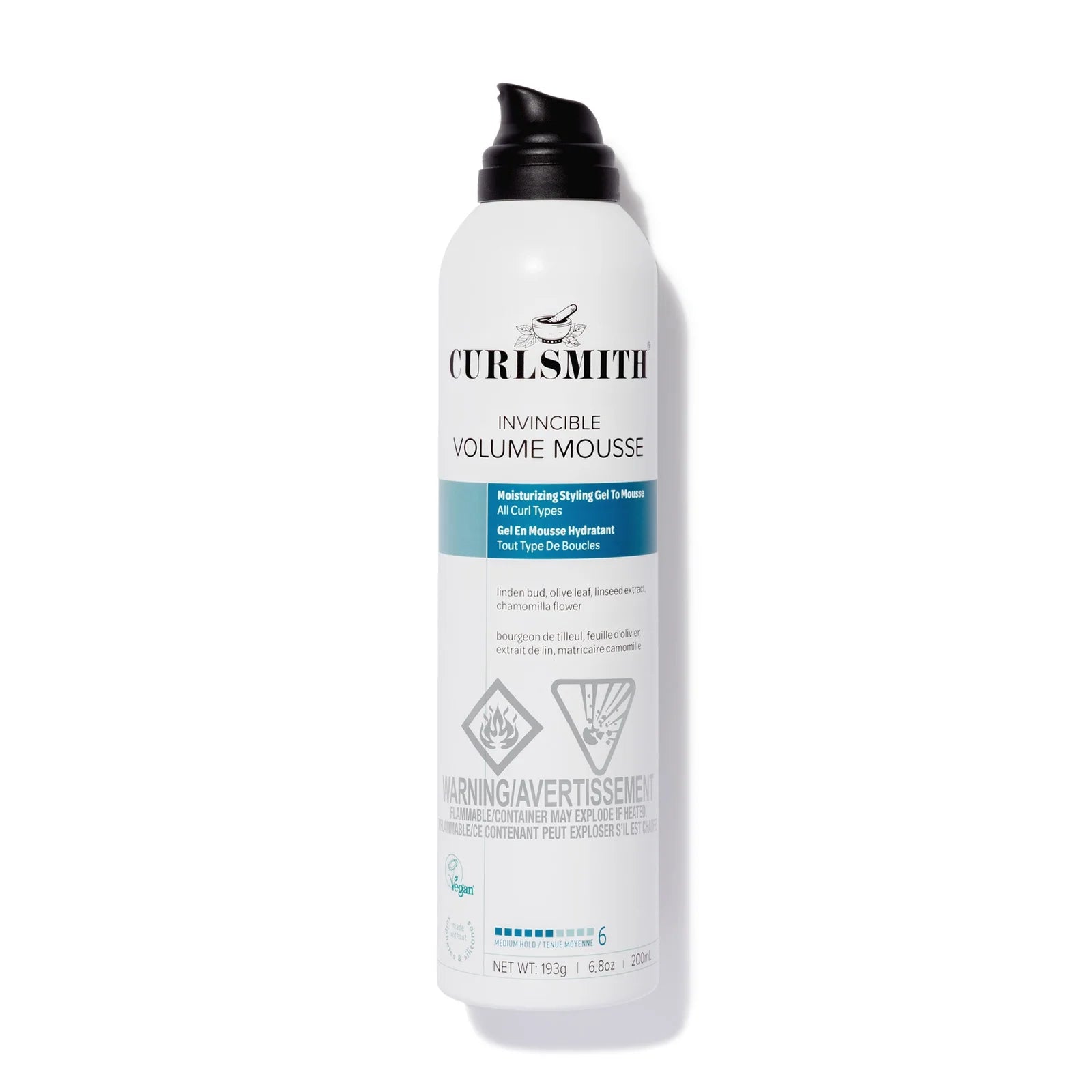 Curlsmith Invincible Volume Mousse, 200 ml