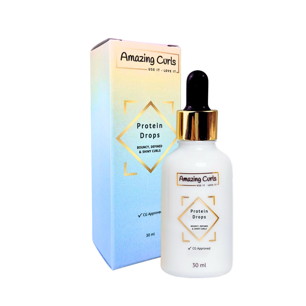 Amazing Curls Protein Tropfen ohne Hülse - 30ml