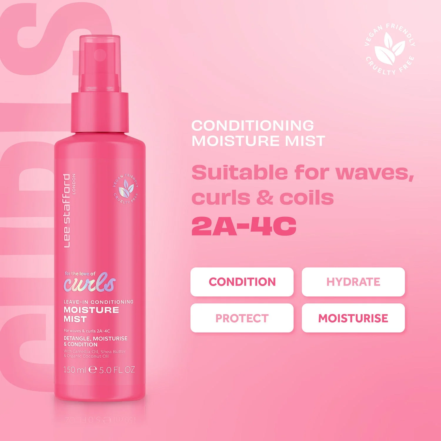 Lee Stafford For The Love Of Curls Leave-in Conditioning Moisture Mist
