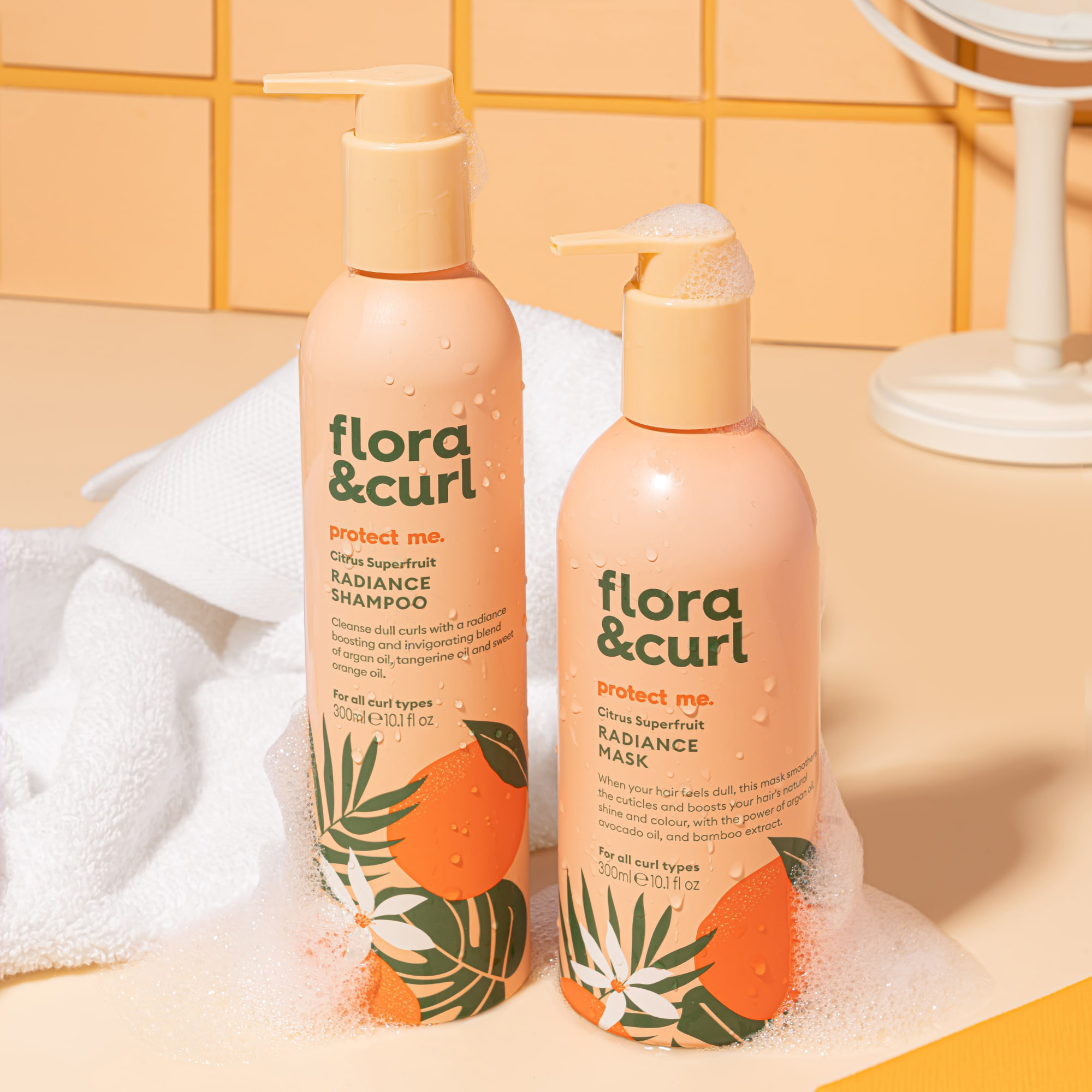 Flora & Curl Citrus Superfruit Radiance Shampoo 