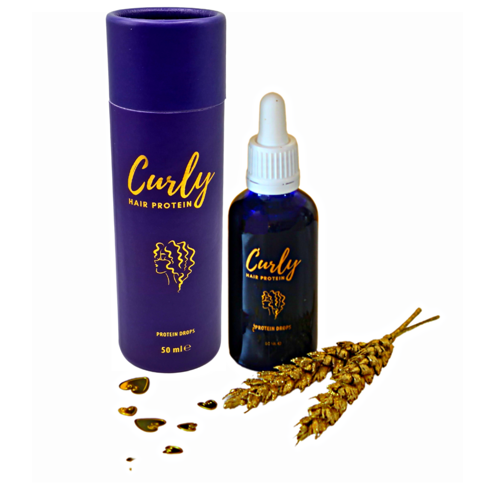Curly Hair Protein, Protein Drops, 50 ml