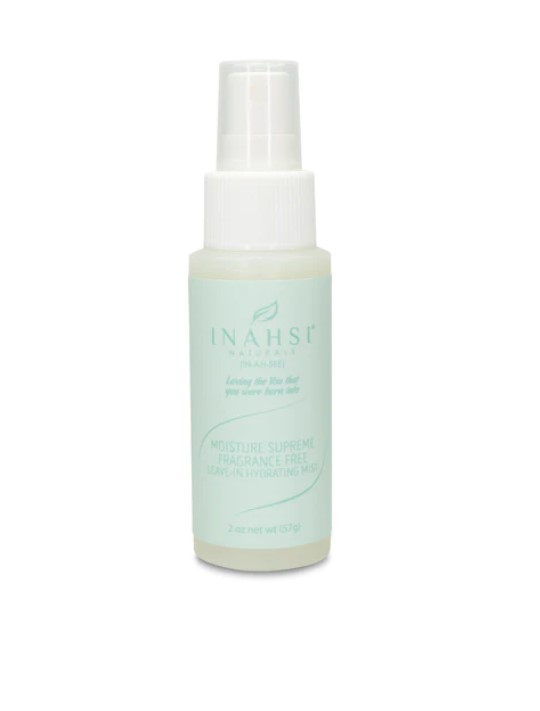 Inahsi Moisture Supreme Fragrance Free Leave-In Hydrating Mist - Travel Size