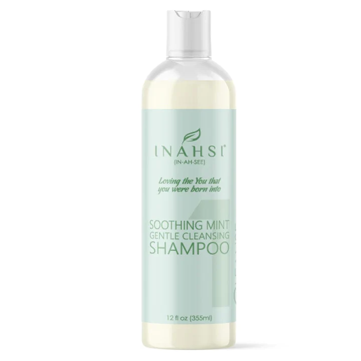 Inahsi Soothing Mint Sulfate Free Gentle Cleansing Shampoo