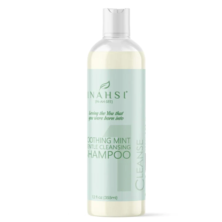 Inahsi Soothing Mint Sulfate Free Gentle Cleansing Shampoo