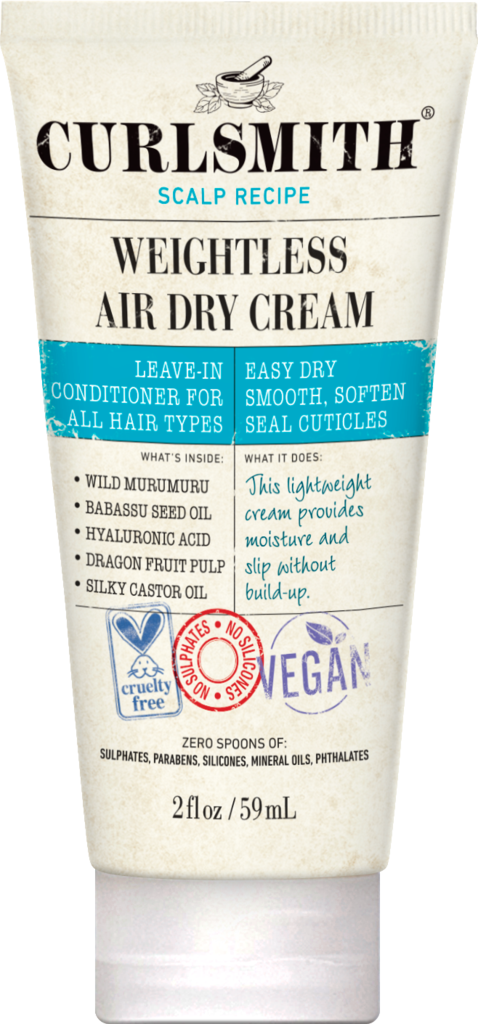 Curlsmith Weightless Air Dry Cream, Travel Size 