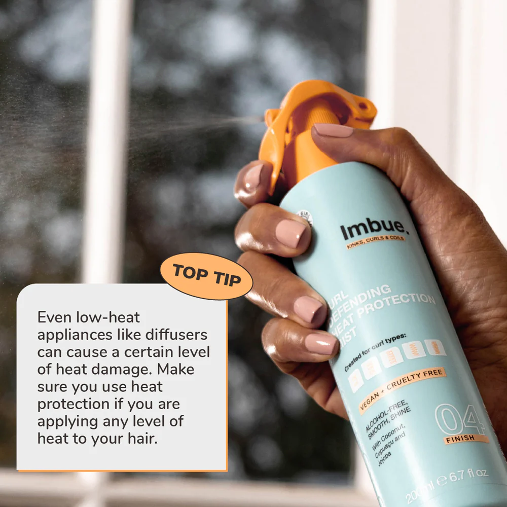 Imbue Curl Defending Heat Protection Mist