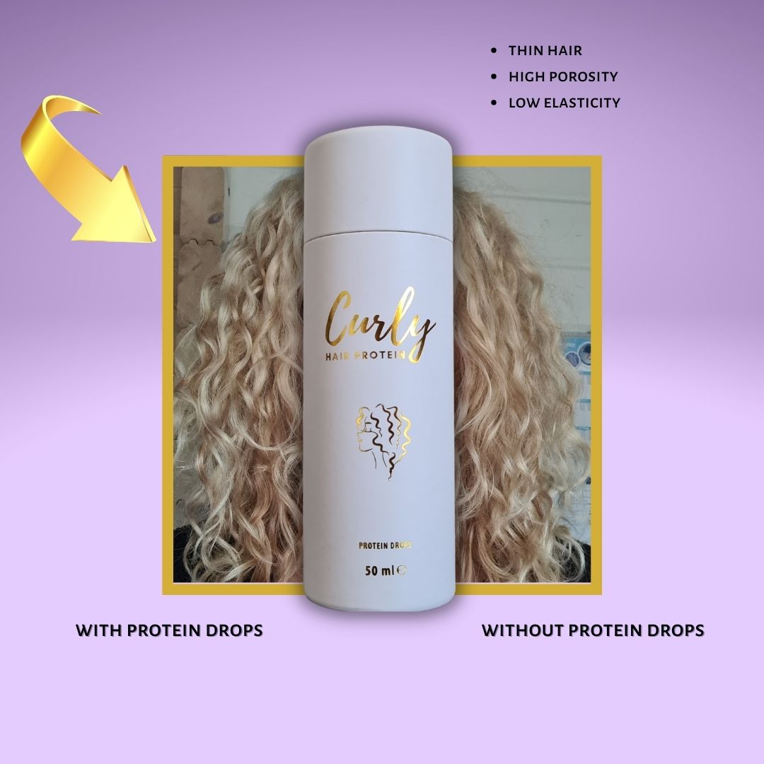 Curly Hair Protein Proteïne Druppels zonder Koker