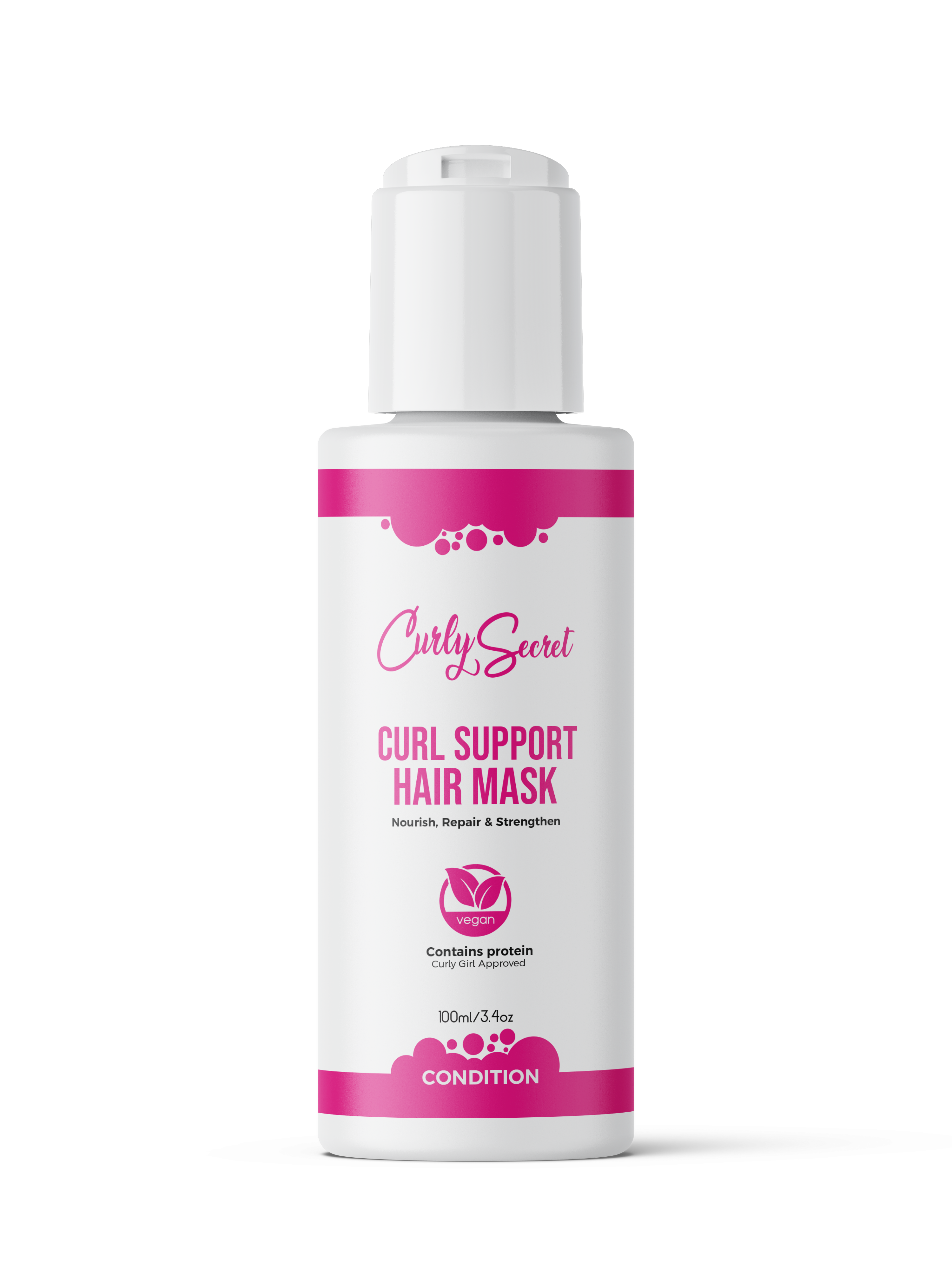 Curly Secret Curl Support Hair Mask - Travel Size
